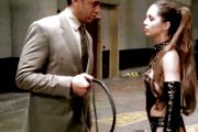 Eliza Dushku from Dollhouse episode – very hot black dominatrix