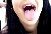 Kylie Jenner Showing Her Tongue