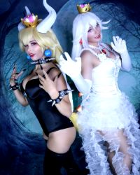 Bowsette And Boosette By Gunaretta And Lysande