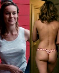Brie Larson Nips And Booty