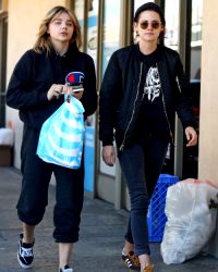 Chloe Moretz & Kristen Stewart Out & About In L.A. Yesterday