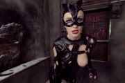 Belle Claire As A Leather Catwoman