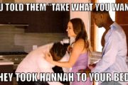 Black intruders take Hannah!!