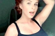Redhead Samantha Vicha with big tits