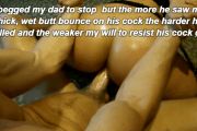 Soon she was addicted to her Daddy's cock