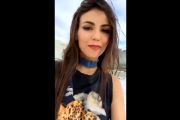 Victoria Justice Strokes Her Beautiful Hair