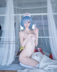 Don’t Be Scared! Come And Get Your Injection <3 Rem By Kanra_cosplay