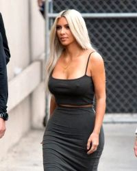 Kim Kardashian- Jimmy Kimmel Appearance