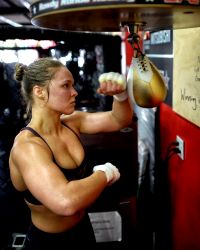 Ronda Rousey Training