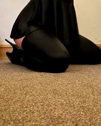 Semi Shiny And Kneeling For You.