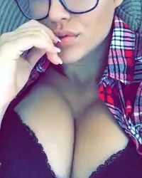 Showing Off Her Tits