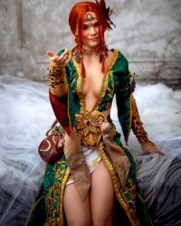 Triss Cosplay From Witcher 3 By DungeonQueen